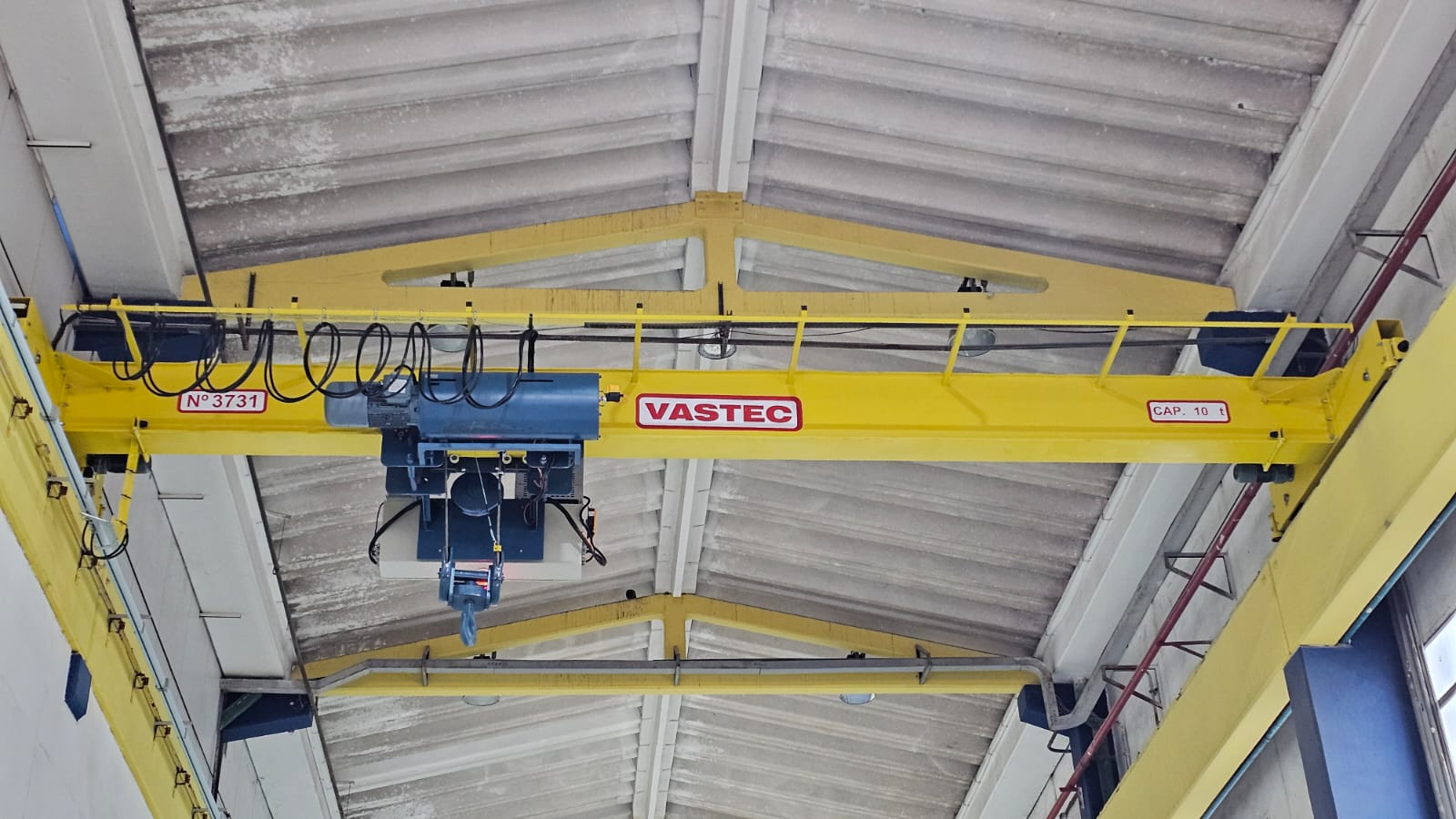 Ponte Rolante Vastec Viga Simples Capacidade 10 Toneladas